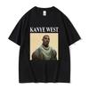 2026 HOT SALE Funny Kanye West Meme T-Shirt Men's Vintage Hip Hop Rap Style Tshirt Men Women Short Sleeve T Shirt Streetwear Retro Loose Tee Top