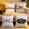 Cushion Cover  Linen  SkinFriendly Soft Decorative Case For Sofa Home Decor Moto GGuzziS Pillow Cover