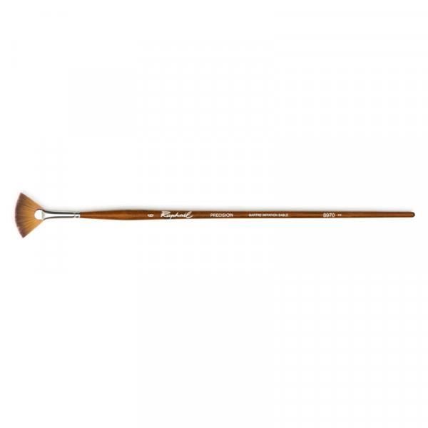 Pinceau éventail - Raphaël - n 6 - Série 8970 - Poils synthétiques - Manche en bois