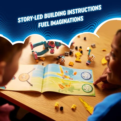 LEGO DREAMZZZZ Izzy and Bunny Building Toy Set, 2 Building Options, Includes Grimspawn and Izzy Minifigures, Gift for Kids Ages 7 and Up, 71453