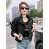 Ladies Casual Sports Jacket Single Layer Jacket Standing Collar Short Jacket