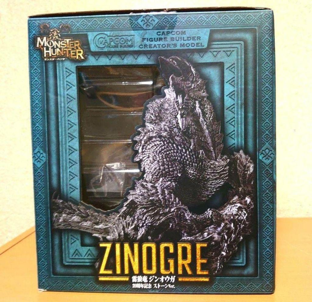[USED] Creator's Model Thunder Wolf Dragon Zinogre 20th Anniversary Stone Ver. Great Hunting Exhibition
