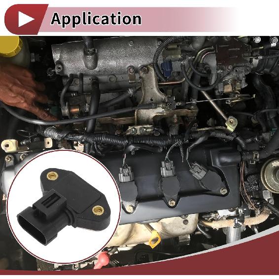 No.F3XY12K072A/220200B000/2202056E17/2202055Y00 Ignition Module Ignition Control Module for Nissan Quest 1993-1998 ABS Metal Black