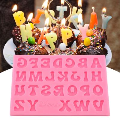 Cake Mold Fondant Cake Mold Happy Birthday Baking Mold Letters Shape Silicone Cake Fondant Chocolate Molds Decorating Tool