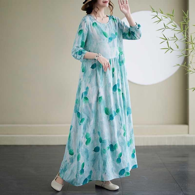 Actual 2025 Early Fall New Floral Dresses
