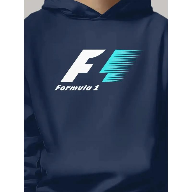 2D Herbst 2025 Kinder-Softsportbekleidung F1 Formel bedruckte lässige Kinder-Sportbekleidung