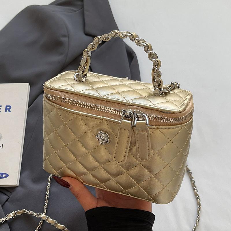 This Year, Xiaoxiangfeng Is Popular, Light Luxury, High-end Texture, Portable Box Bag, Women's Versatile Commuting, Foreign Style, Korean Messenger Ba