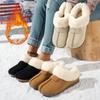 Schnee Damenstiefel Freizeitschuhe Damen zum Hineinschlüpfen Damen Stiefeletten Leichte Plateau-Stiefeletten Neue Winterstiefel Botas Mujer