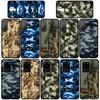 Kryt na telefon pro Samsung Galaxy S25 S24 S23 iPhone 16 15 Xiaomi Redmi Note 14 13 12 16E X 11 Pro Max Moto Huawei Camo Vojenský Armádní Kamufláž Umělecký Kryt