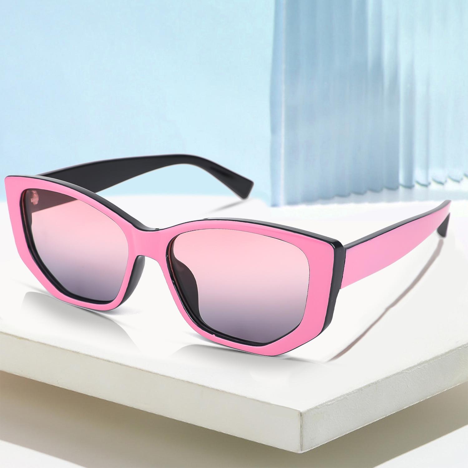 JYL Sunglasses Oval Unisex Uv Protection Fashion Decorative Use 15911 A-16509