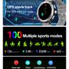 Outdoor GPS Smart Watches Men  Screen Blue Tooth Call Sports Heart Rate Health Detection Deep Waterproof Smartwatch Sleep