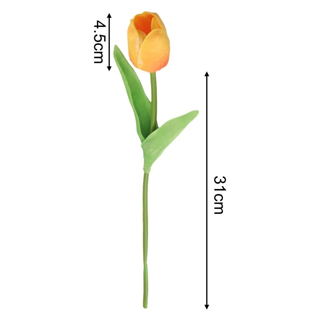 Fiori Artificiali Mini Tulipano Pianta Artificiale Decorazioni Floreali per Matrimonio