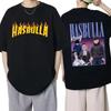 Classic Team Hasbulla Cotton T-Shirt Fighting Hasbulla Graphic T-shirt Hip Hop Men Tee Shirt Tops Women Manga T Shirt Streetwear
