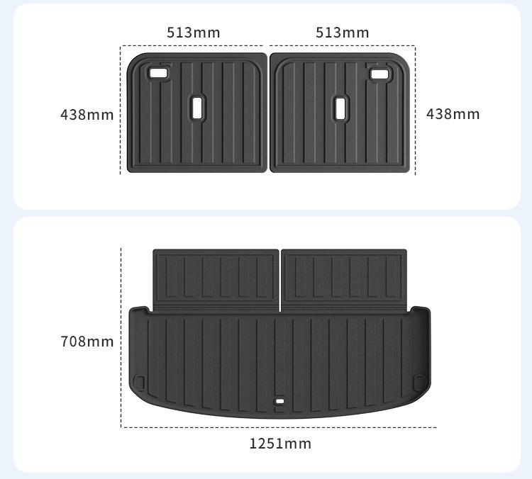 Compatible TPE Floor & Trunk Mats for 26 Lantu Tianshan Models - Eco-friendly, Vehicle-Specific Design