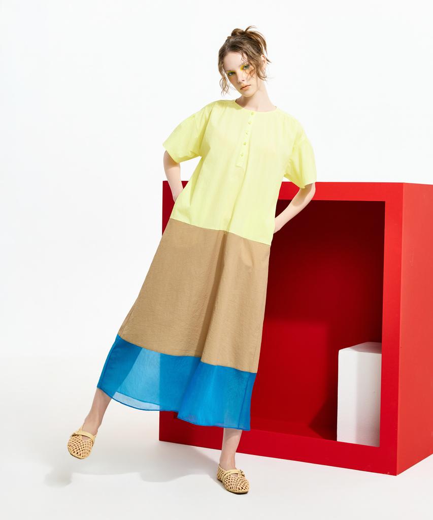 Seunoya 26Ss Air Fit Color Layer Dress