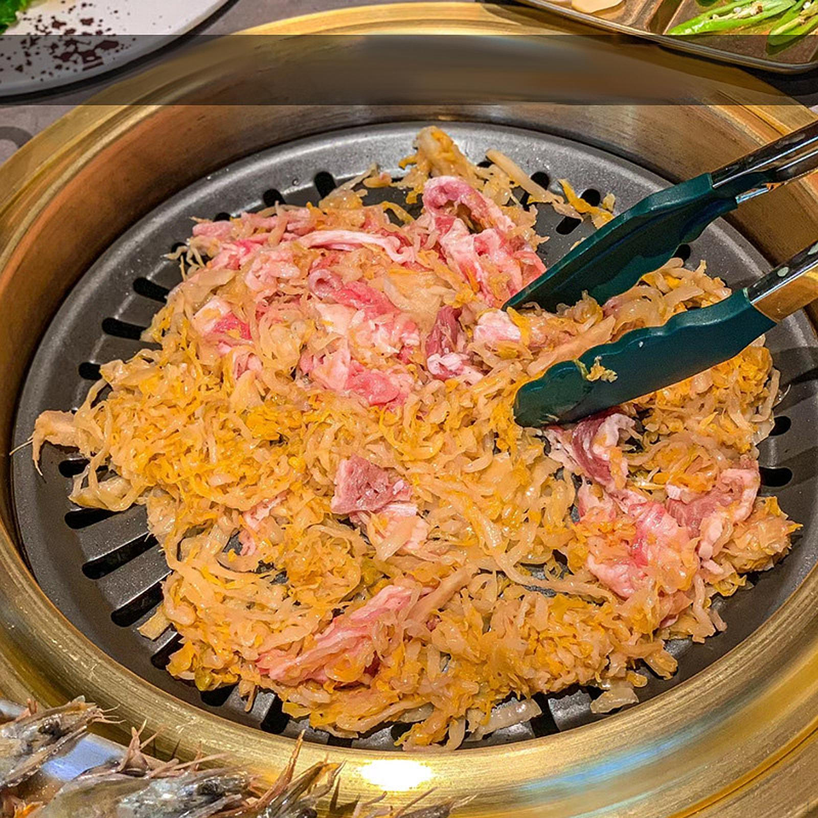 

Сковорода-гриль для барбекю с покрытием, антипригарная, для приготовления мяса, стейков, круглая, для жарки, запекания Big Flower