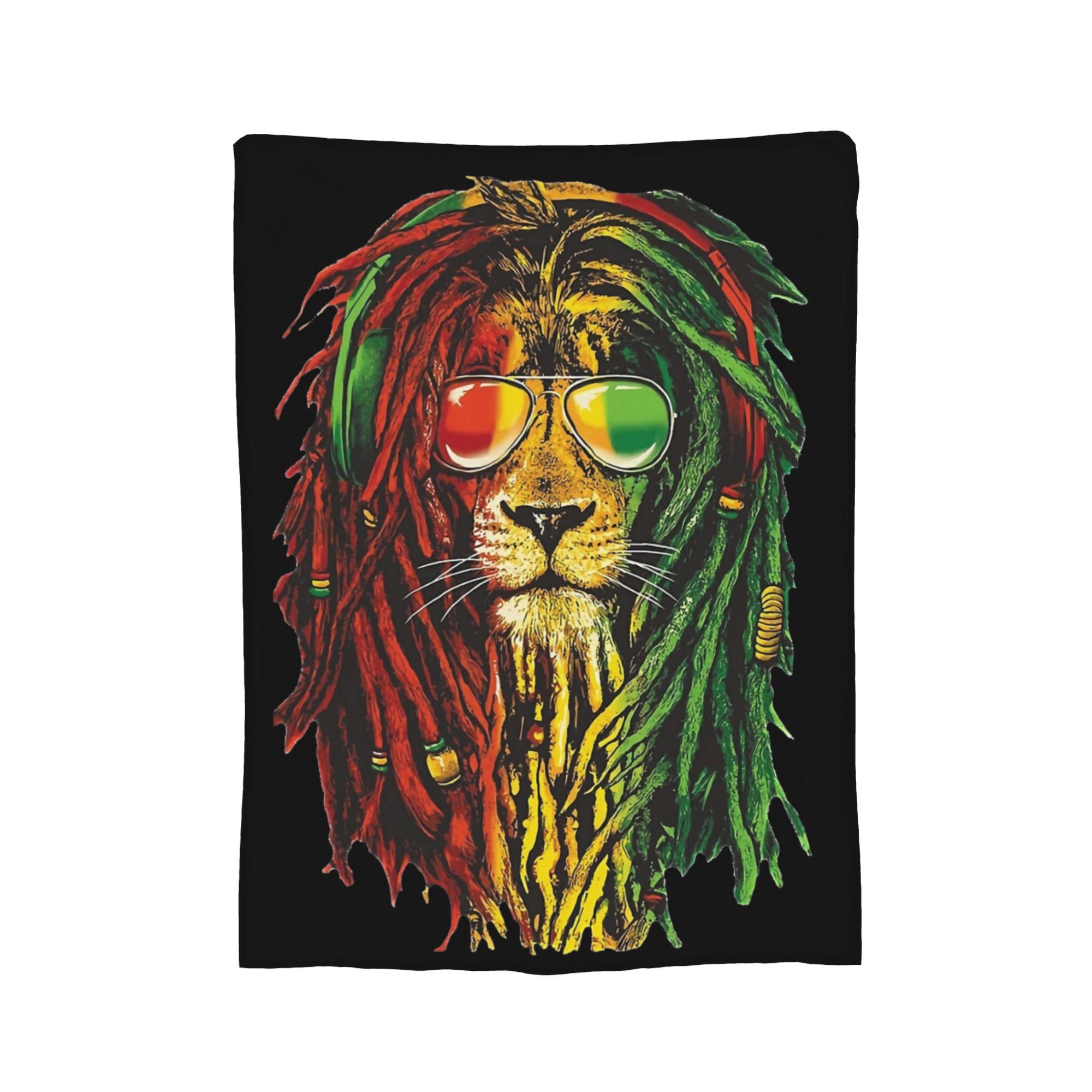 Bob Marley  Reggae Blankets Fleece All Season Ajax  Multi-function Super Warm Throw Blanket for Sofa Car Rug Piece 75x90cm