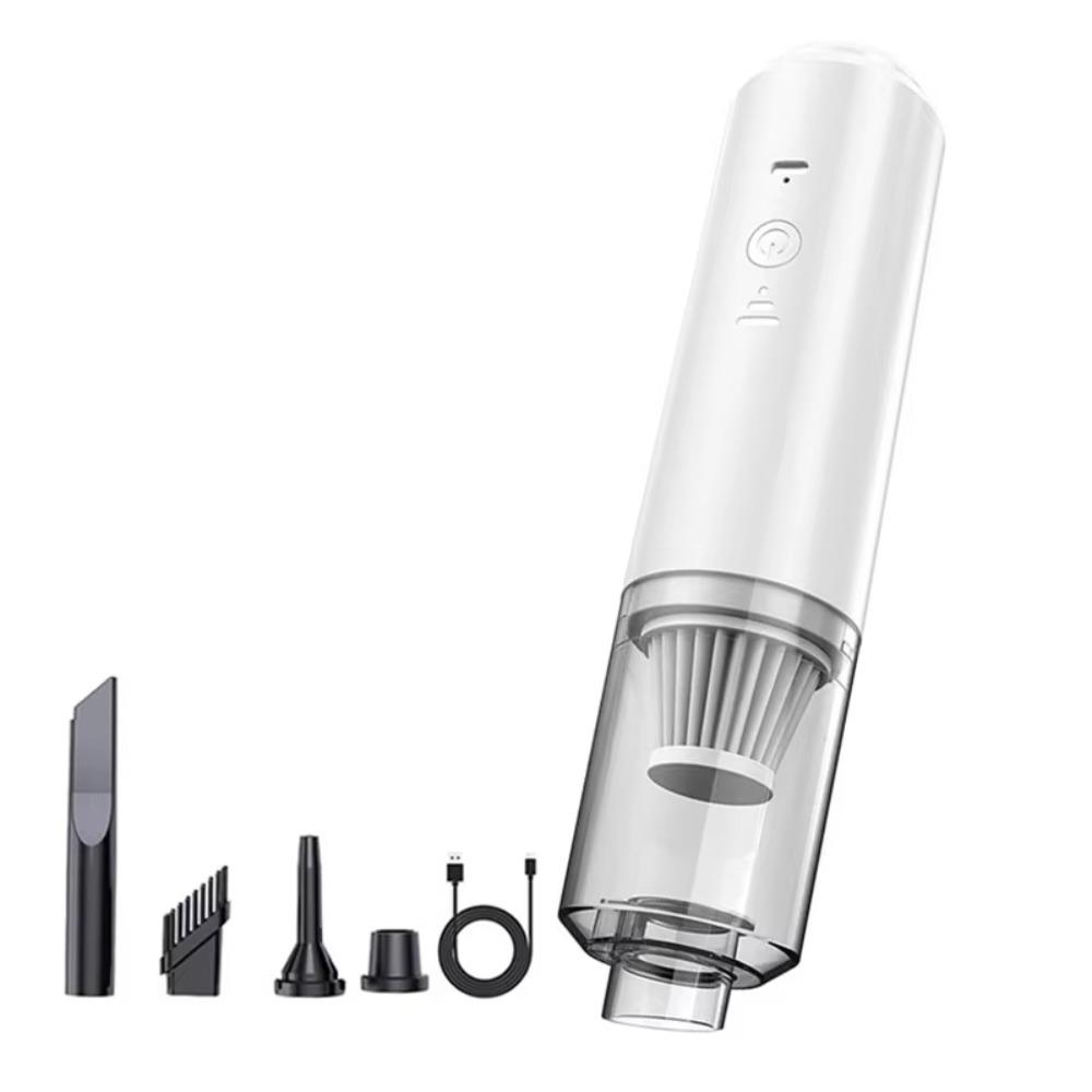 Electric Car Vacuum Cleaner Cordless 4 in 1 Dust Buster Portable Handheld Vacuum Car Cleaning 3.7V белый