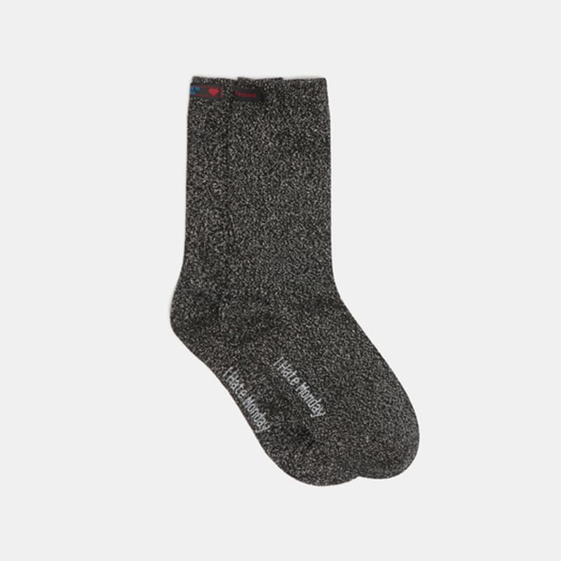 SUECOMMA BONNIE [IHM]Glitter socks(black)_DSLAA25502BLK