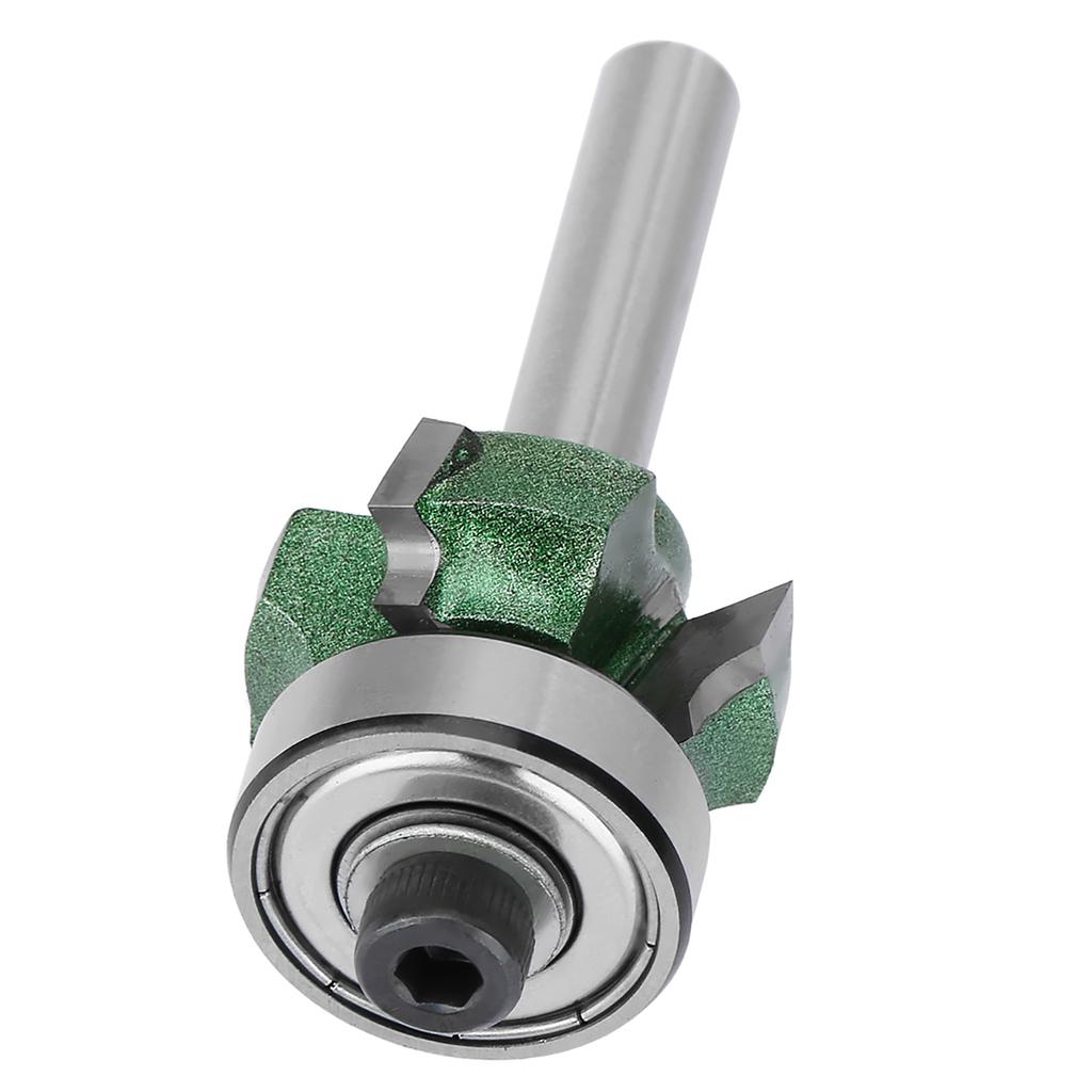 Woodworking Milling Cutter 4 Teeth Trimming Cutter Edge Trimmer Router Bit (R2)