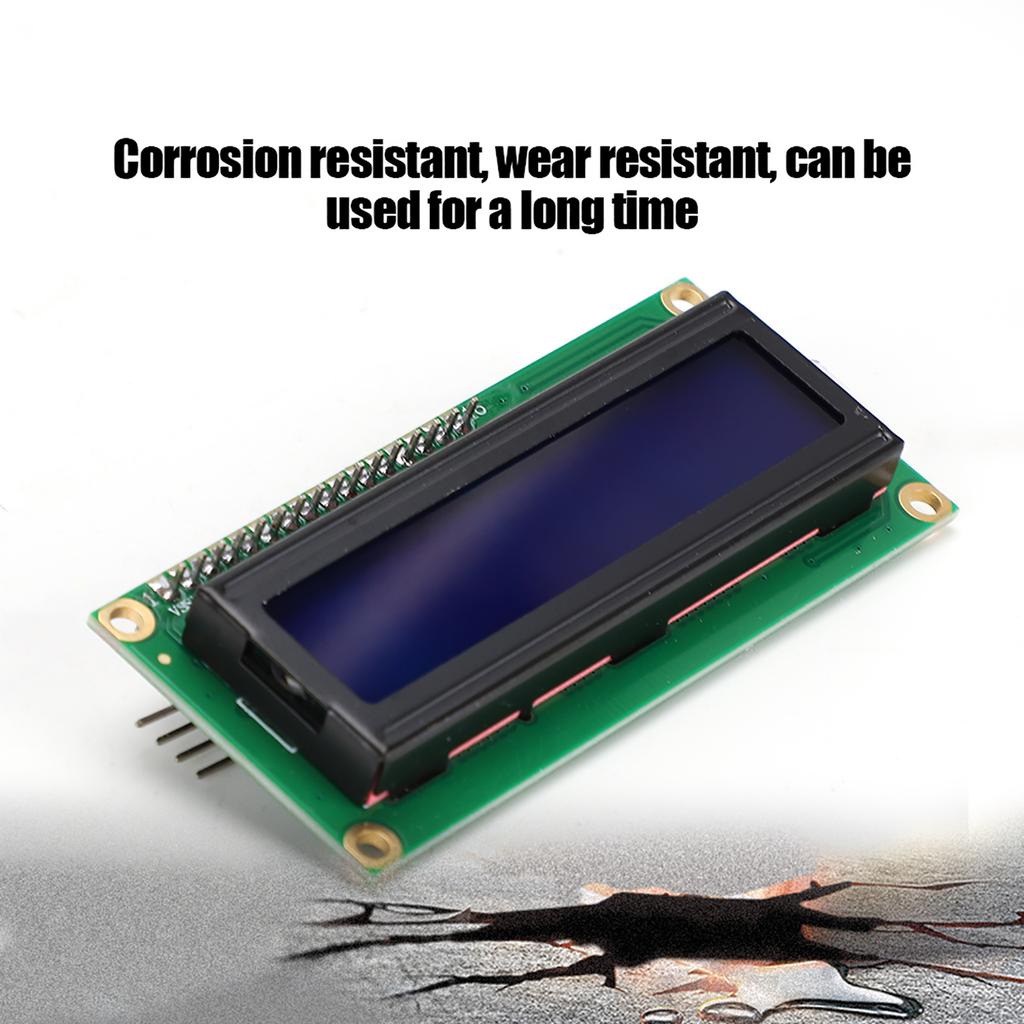 LCD Module 1602 LCD Display With Adapter Board IIC I2C Interface Blue Screen