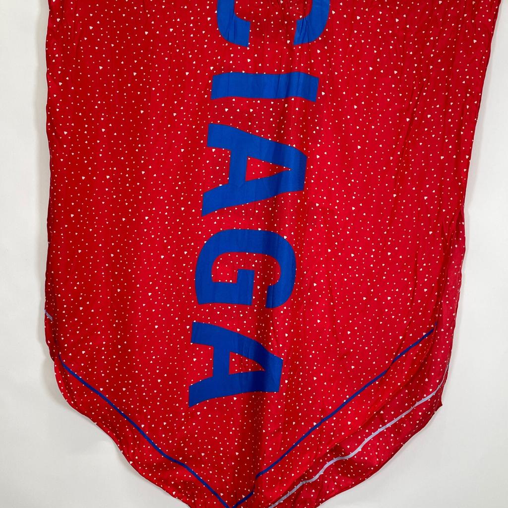 Balenciaga 2018 544179 Bold Turtleneck Scarf Pullover Knit Tops XS BordeauxUsed