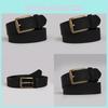 Style Minimalist Retro Mens Belt Metal Pin Buckle Jeans Leisure Belt Waist