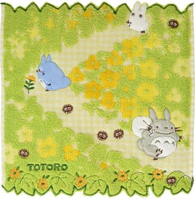 Marushin Ghibli Mini Hand My Neighbor Character Small 1005038900 Towel, Totoro, 100% Cotton, Goods, Gift, Present, Birthday, Mother's Day, Passageway,