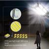 LED Solar Street Light Outdoor Waterproof Motion Sensor Remote Control Lights 3 Mode Courtyard Porch Decorative Wall Lamp