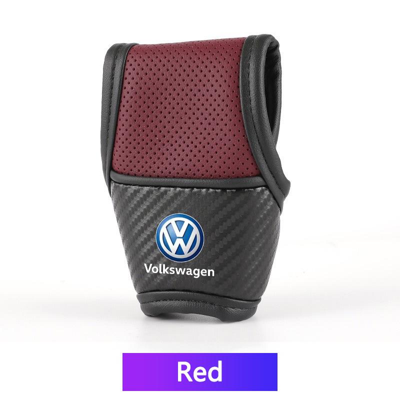 Pro VOLKSWAGEN VW Pro VW Volkswagen Auto Kryt na řadicí páku z kůže Kryt řadicí páky Dekorace rukojeti řazení Vhodné pro manuální automatickou převodovku Sh