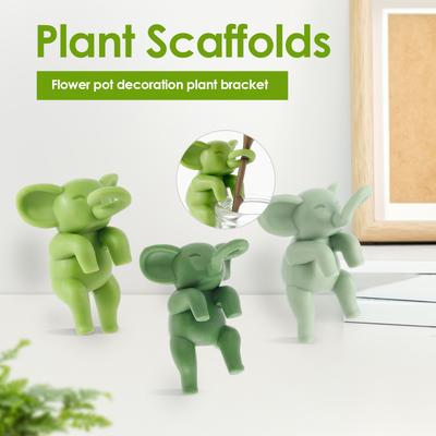 3Pcs Elephant Shape Flower Support Flower Supporter Decorative Flower Propagation Buddy for Sprouts Stems Shoots and Cuttings