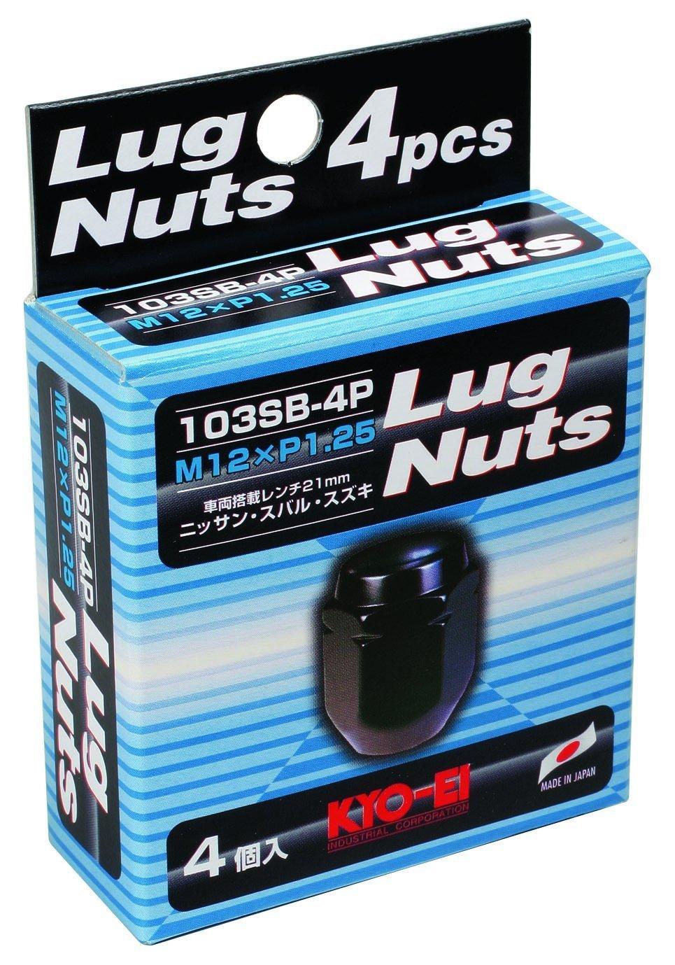 КЁ-ЭЙ (Кёэй Сангё) Колесная гайка Гайка колеса [M12 x P1.25] M12 x 2.21cm чёрный