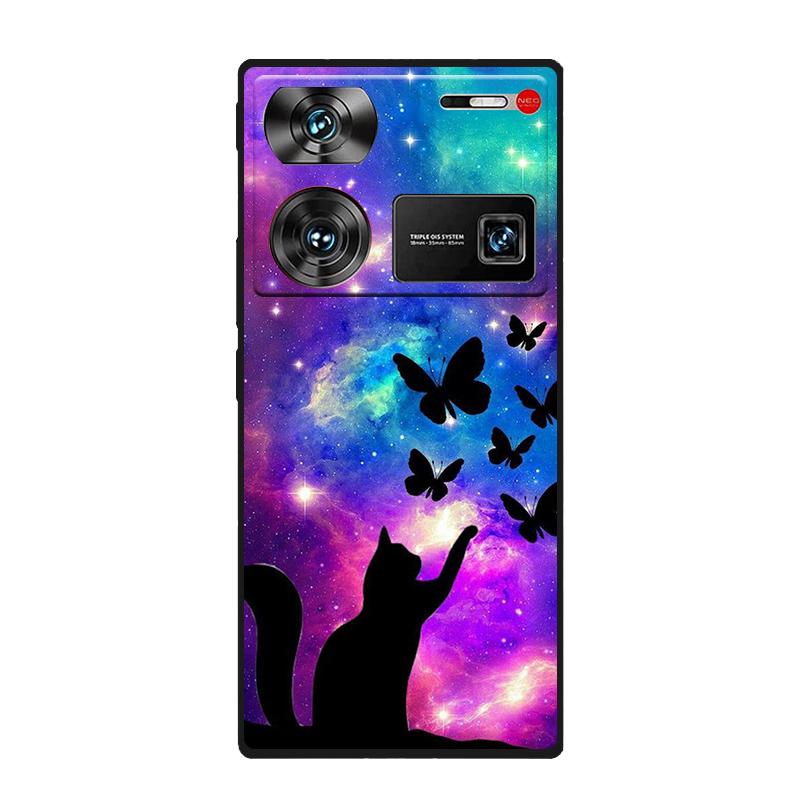 For ZTE nubia Z60 Ultra Case Silicone Luxury Space Soft Bumper for Nubia Z60 Ultra 5G NX721J Phone Cover TPU Funda Fashion Bag