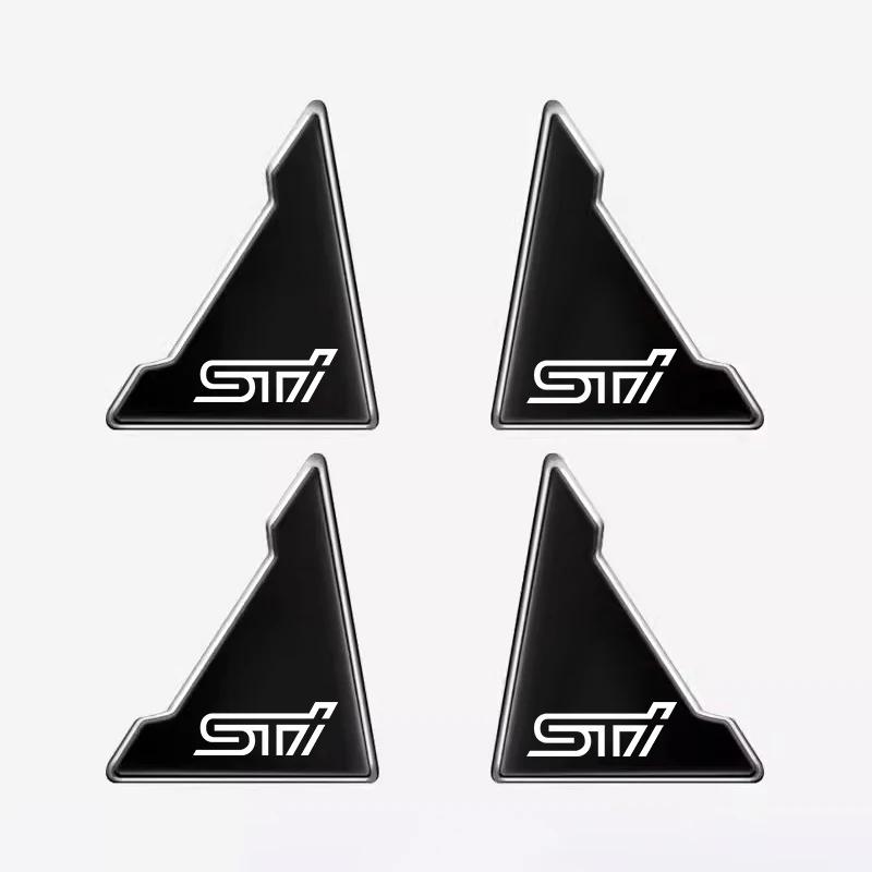 For Subaru STI Impreza Outback Legacy Forester WRX BRZ XV  4Pcs Car Door Corner Covers Anti Scratch Protection Stickers X6