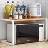 Kitchen Oven Rack Household Multi-layer Storage Stand Organize Rack Detachable Metal Bracket Large Capacity Microwave Rack