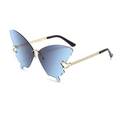 New Butterfly Sunglasses for Women's Fashion Large Frame Gradient Tone Sunglasses Non-Polarized Fashion Accessory