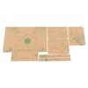 Handbag Templates Precise Cutting Transparent Acrylic Portable Bag Pattern Stencils for Shoulder