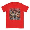 Georges St Pierre T-Shirts für Herren Baumwolle Neuheit T-Shirt Rundhals T-Shirt Kurzarm Oberteile Grafisch Bedruckt