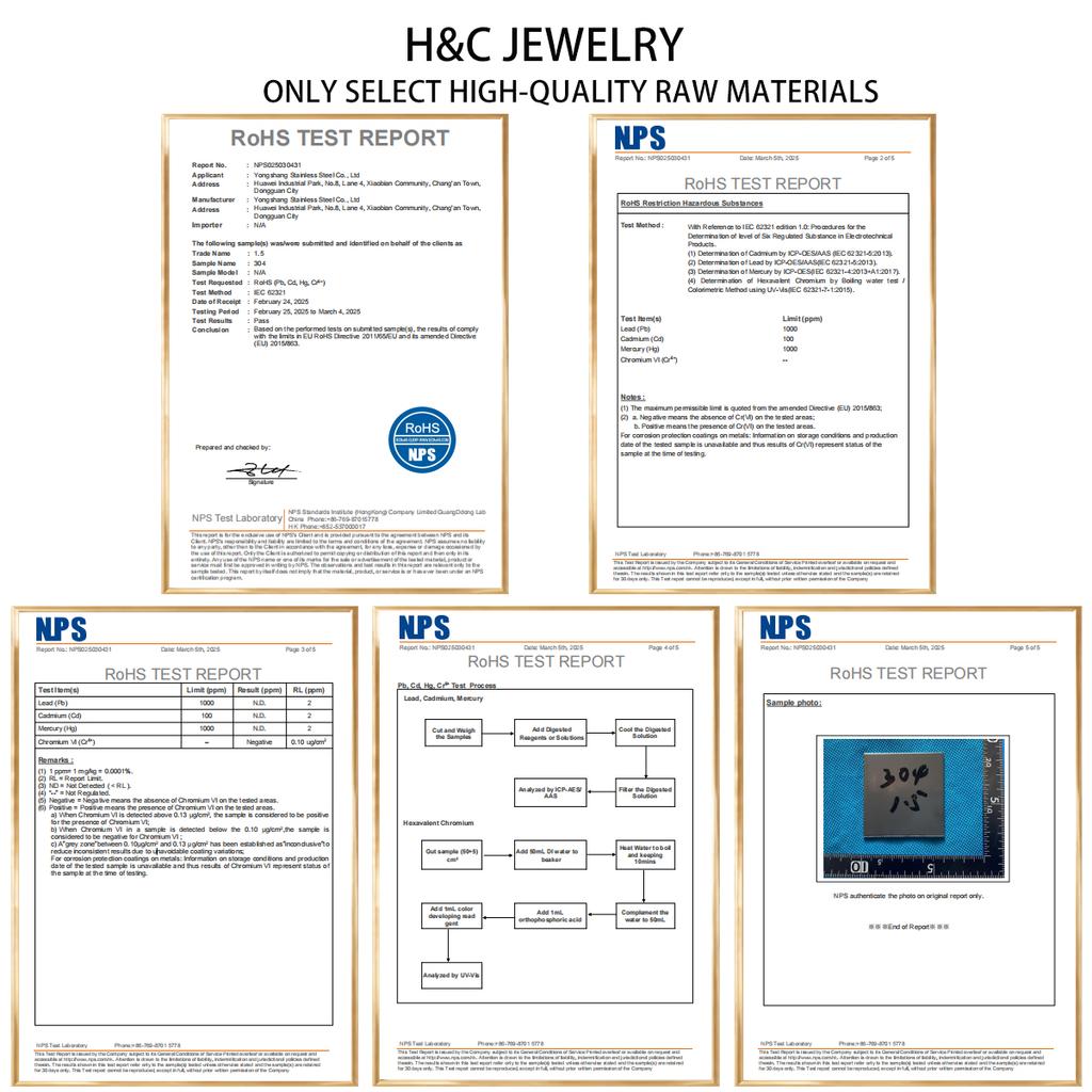 H&C 18K PVD-vergoldetes Edelstahl Zartes Dünnes Kettenarmband Natürliche Weiße Muschel Kleeblatt Blume Anhänger Schmuck
