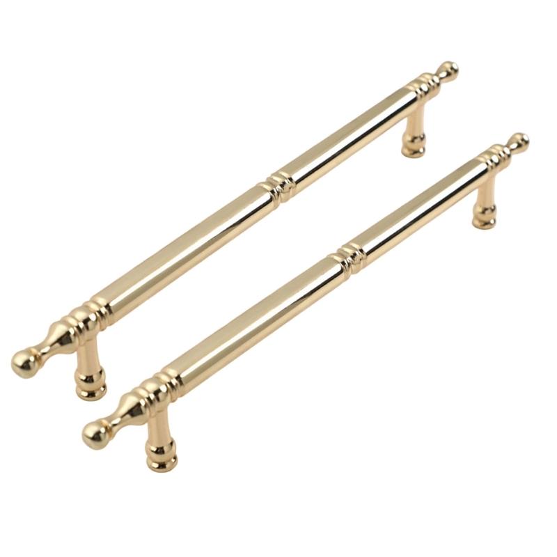 Skříňkové úchytky se zlatou povrchovou úpravou Ergonomický design Hardware odolný proti korozi Jednoduchá instalace Pro kuchyňské skříňky Komody