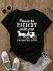 Please Be Patient With Me I'm From The 1900's T  Shirt Vintage Retro Joke Unisex