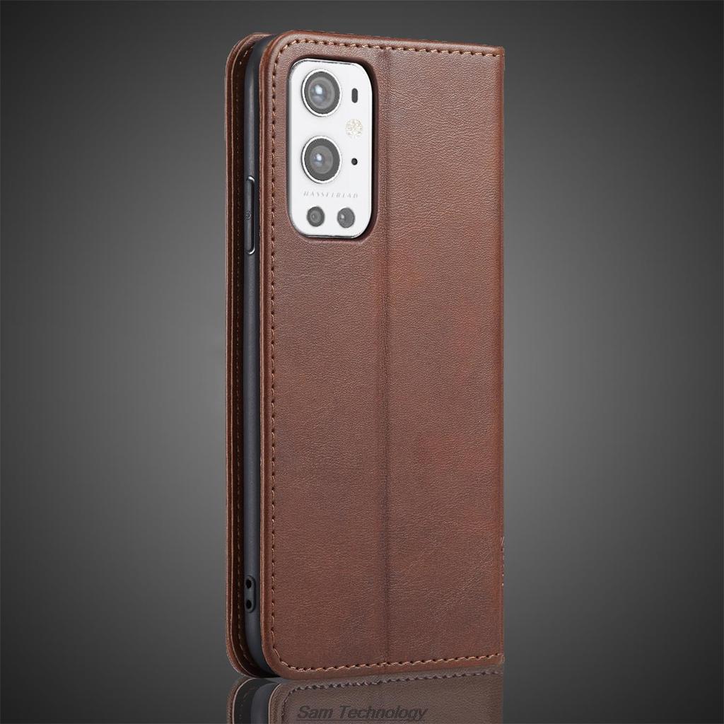 Magnetic Attraction Leather Case for Oneplus 9 Pro / One Plus 9Pro / 1+9 Pro Holster Flip Cover Wallet Phone Bags Fundas Coque