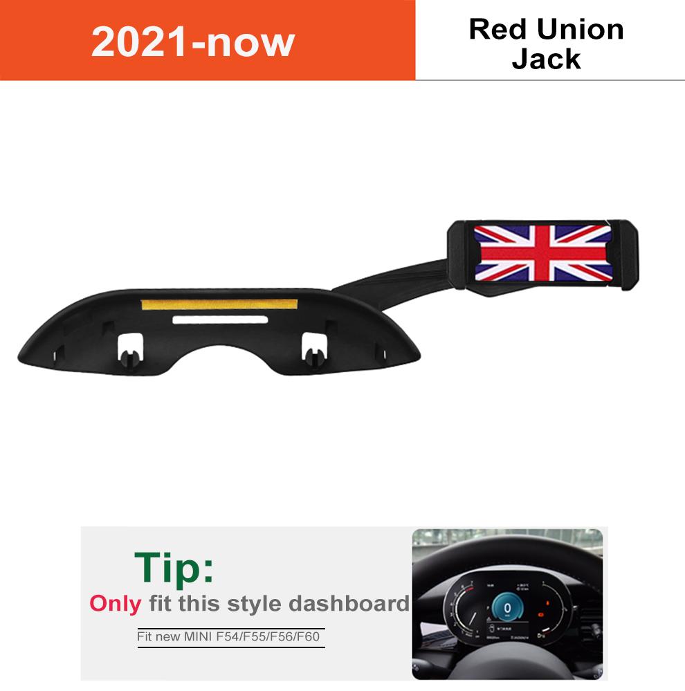 

Car Mobile Phone Holder For MINI Cooper S JCW F54 F55 F56 F60 2021-2024 Snap-in LCD Screen Dashboard Samrtphone Bracket Rack