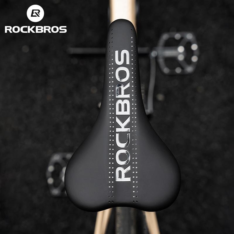 ROCKBROS Велосипедное Седло Удобная Подушка для Велосипеда Амортизация Износостойкое Велосипедное Седло Дышащая Подушка из Искусственной Кожи China Mainland