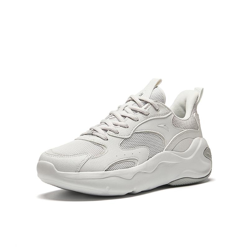 Anta Trendy Versatile Breathable Lightweight Low-Top Casual Shoes Men sneakers Cloud-Gray 112438813R-1