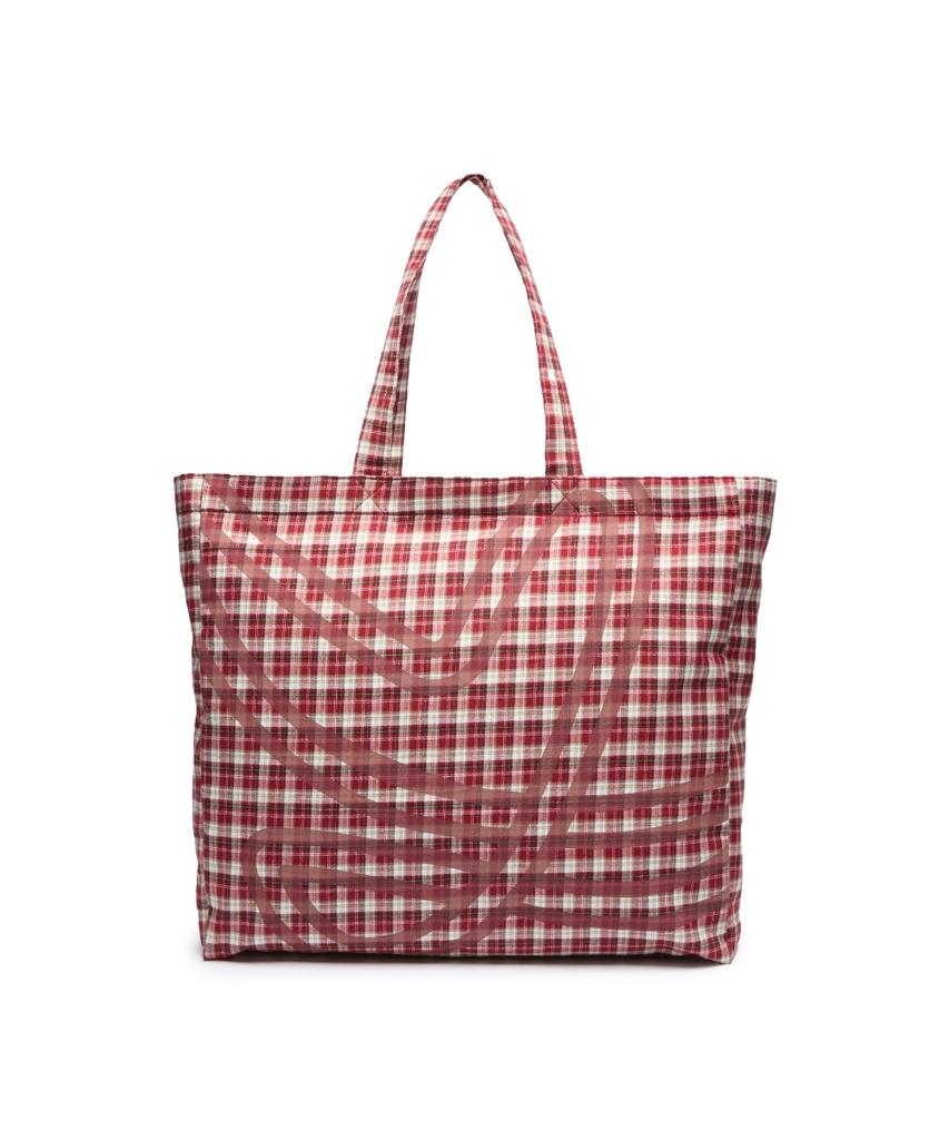 MARK GONZALES New Angel Check Dot Bag - Red