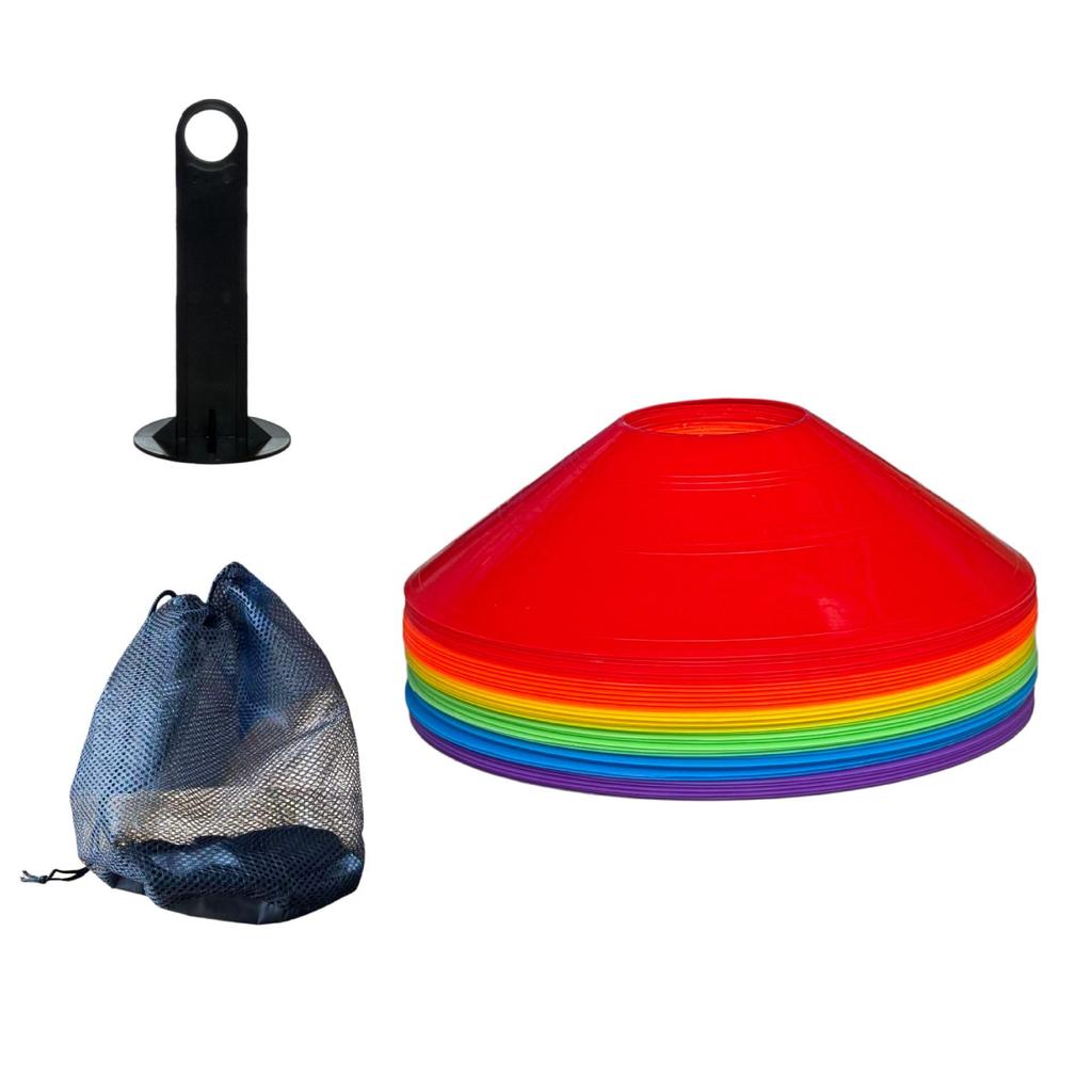 Children's Sports Training Marker Discs - Round Plates for Soccer Practice Obstacle Training.