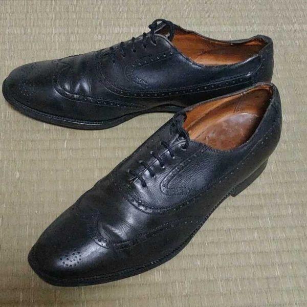 Old Church × Brooks Brothers Größe 41.0 C 25.5-26.0 ca. Schwarz(GEBRAUCHT)