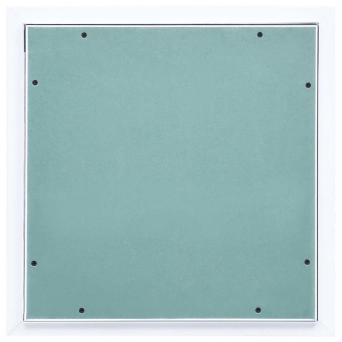 Panneau d'accès - vidaXL - 400x400 mm - Aluminium - Plaque de plâtre - Vert et argenté