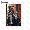 Motorcycle Pinup Girls Metal Tin Sign Garage Bar Home Decor